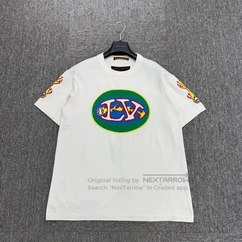 Louis Vuitton Louis Vuitton Flame pattern knit short sleeves Size US L / EU 52-54 / 3 - 1 Thumbnail