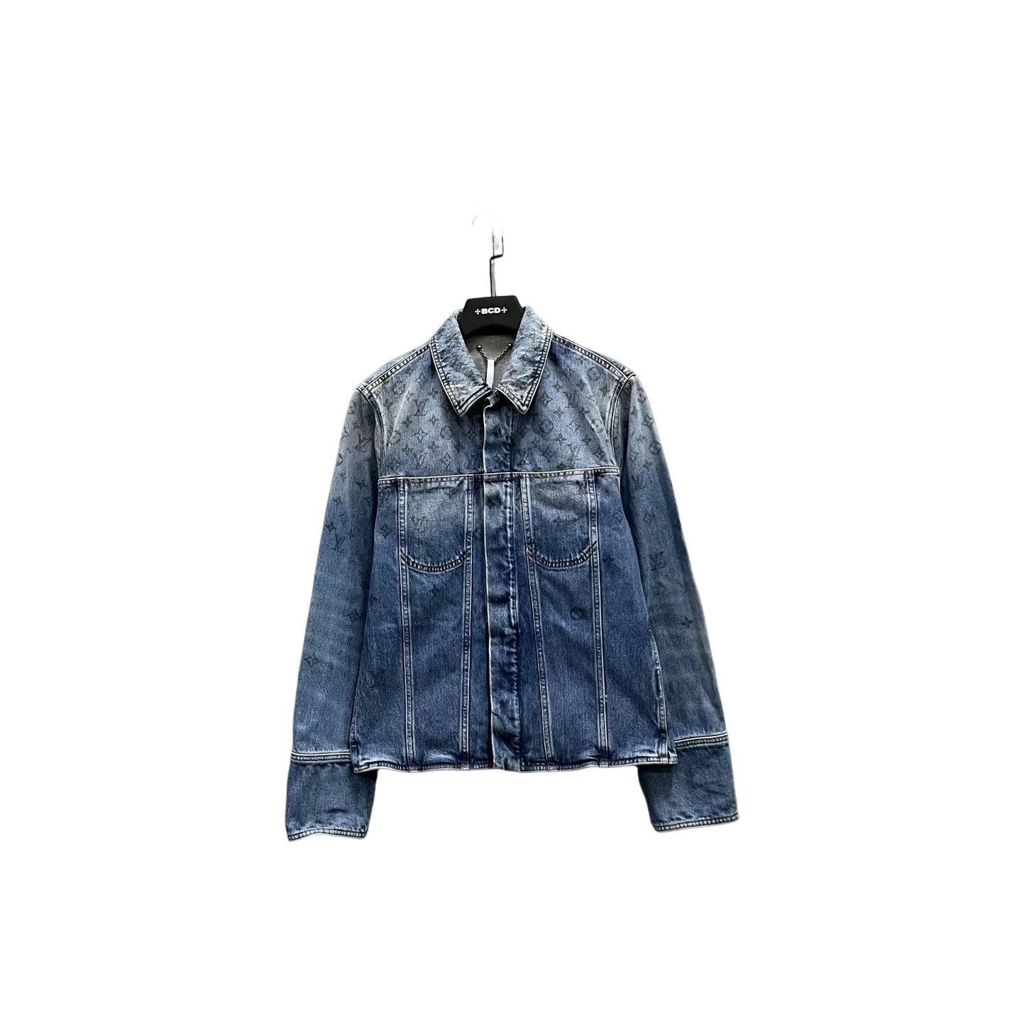 Louis Vuitton Louis Vuitton Monogram Gradient Denim Jacket Size M Size US M / EU 48-50 / 2 - 1 Thumbnail