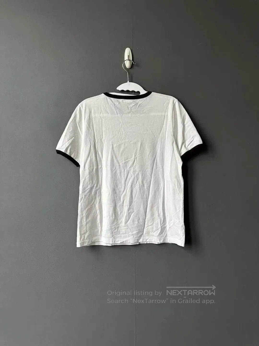 Celine CELINE White Carriage Short Sleeve T-Shirt| Size M / US 6-8 / IT 42-44 - 2 Thumbnail