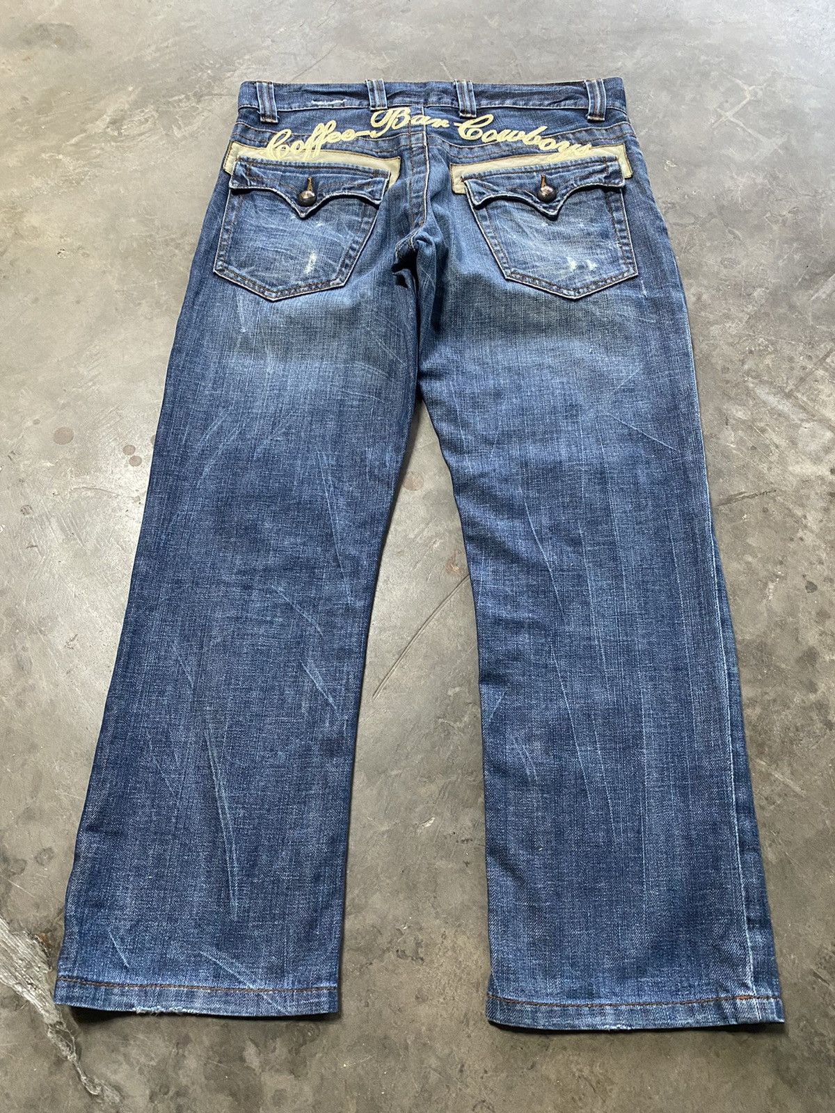 Hysteric Glamour × Jun Takahashi × Tornado Mart BAGGY JEANS JAPANESE JUNMEN BY JUN TAKAHASI @act230 Size US 34 / EU 50 - 1 Thumbnail
