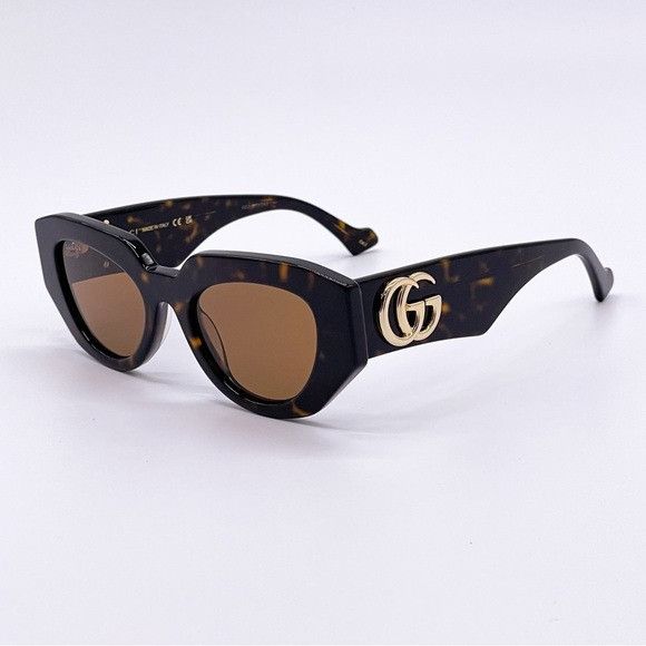 Gucci NEW GUCCI GG1421S 002 HAVANA WOMEN SUNGLASSES GUCCI Size ONE SIZE - 7 Thumbnail