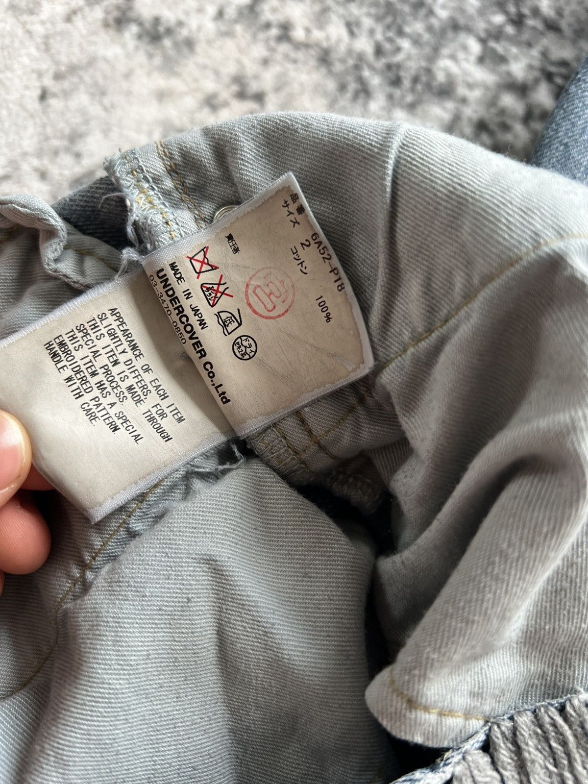 Undercover Undercover Bug Denim Size US 29 - 8 Thumbnail