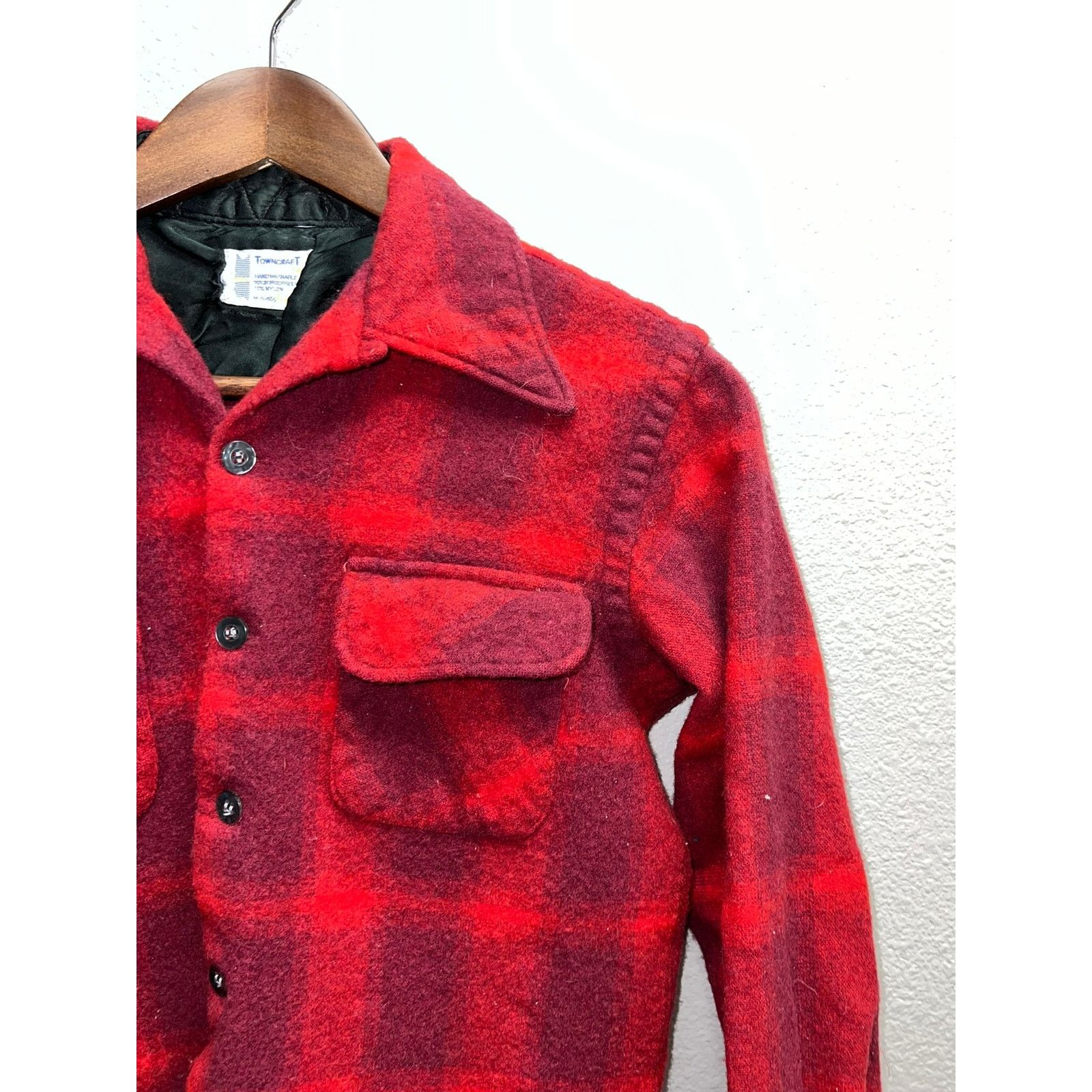 Towncraft Womens Towncraft Plus Button Up Shirt JC Penneys 70s VTG M Size M / US 6-8 / IT 42-44 - 2 Thumbnail