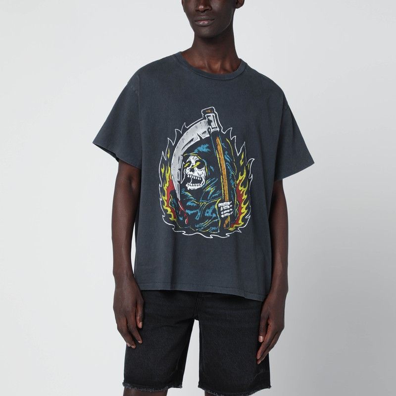 Gallery Dept. Gallery Dept. Black Big Reaper Atk Vintage-Effect T-Shirt Size US S / EU 44-46 / 1 - 1 Thumbnail