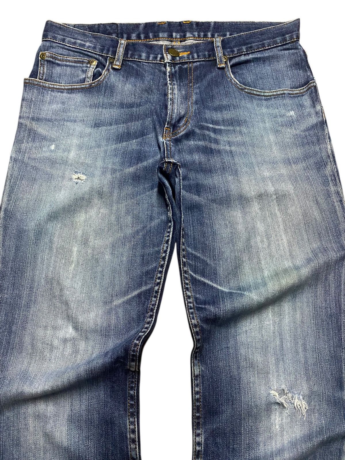 Japanese Brand Vintage Japanese Brand Monseur Nicole Distressed Jeans Size US 32 / EU 48 - 3 Thumbnail