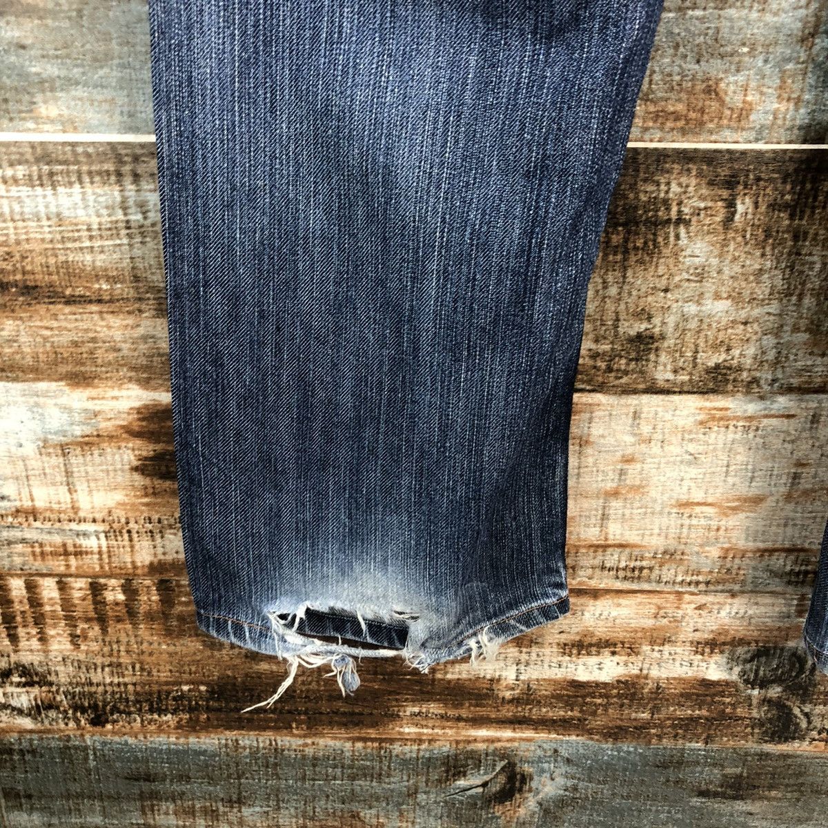 Levi's DL Levis 511 Vintage faded ripped Blue Denim Pants #C146 Size US 34 / EU 50 - 17 Thumbnail
