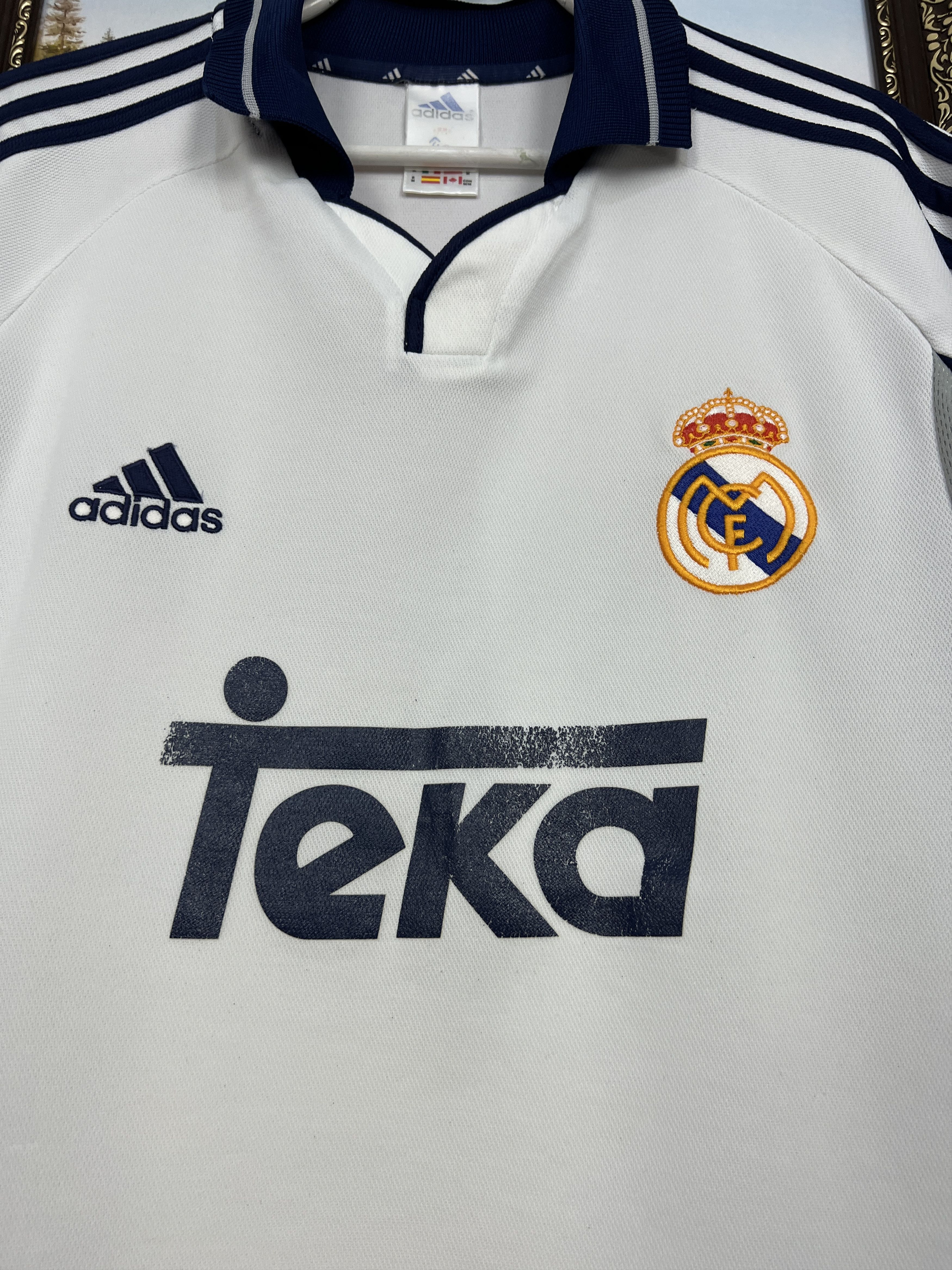 Adidas Real Madrid Home football shirt 2000 Soccer Jersey Mens Size US M / EU 48-50 / 2 - 3 Thumbnail