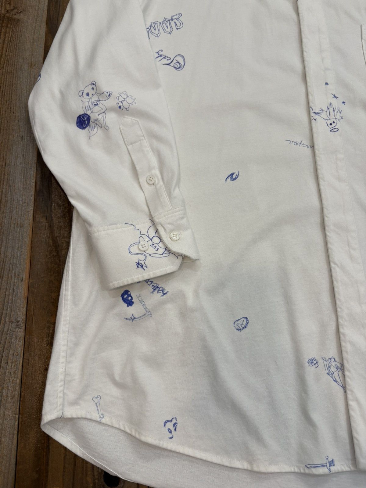 Vetements Garde Robe Oversized Scribble Shirt Size US S / EU 44-46 / 1 - 2 Thumbnail