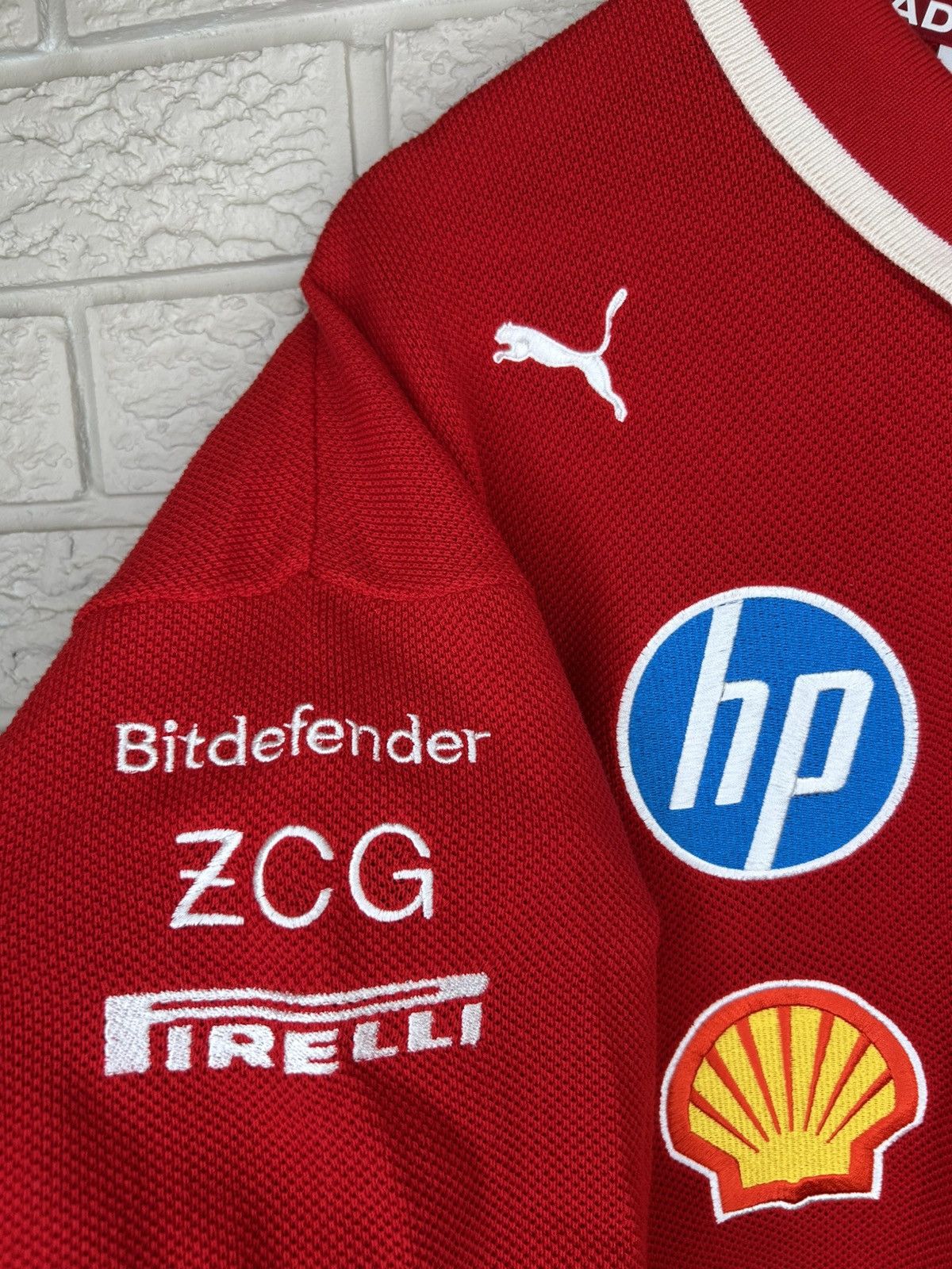 Ferrari × Puma Puma Ferrari Scuderia Knit Polo Shirt Size US XXL / EU 58 / 5 - 9 Thumbnail