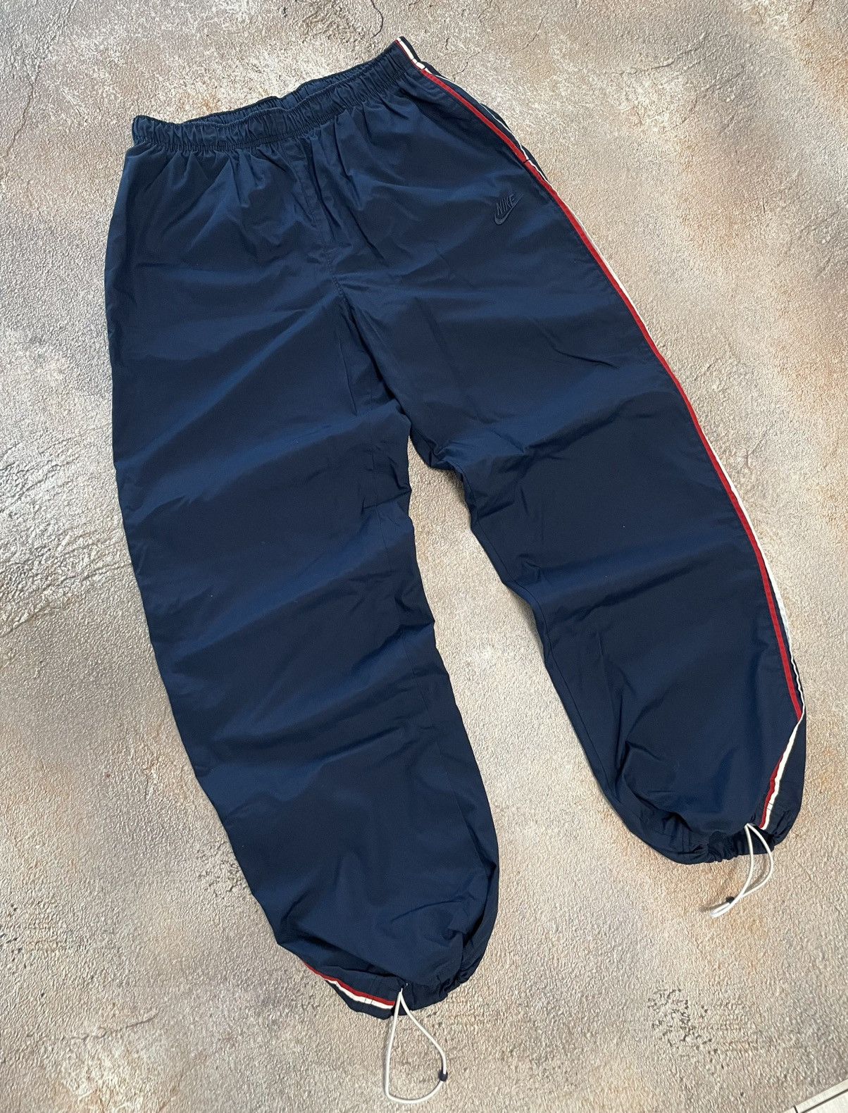 Nike Vintage Nike Nylon Drill Boxy Track Pants Size US 34 / EU 50 - 1 Thumbnail