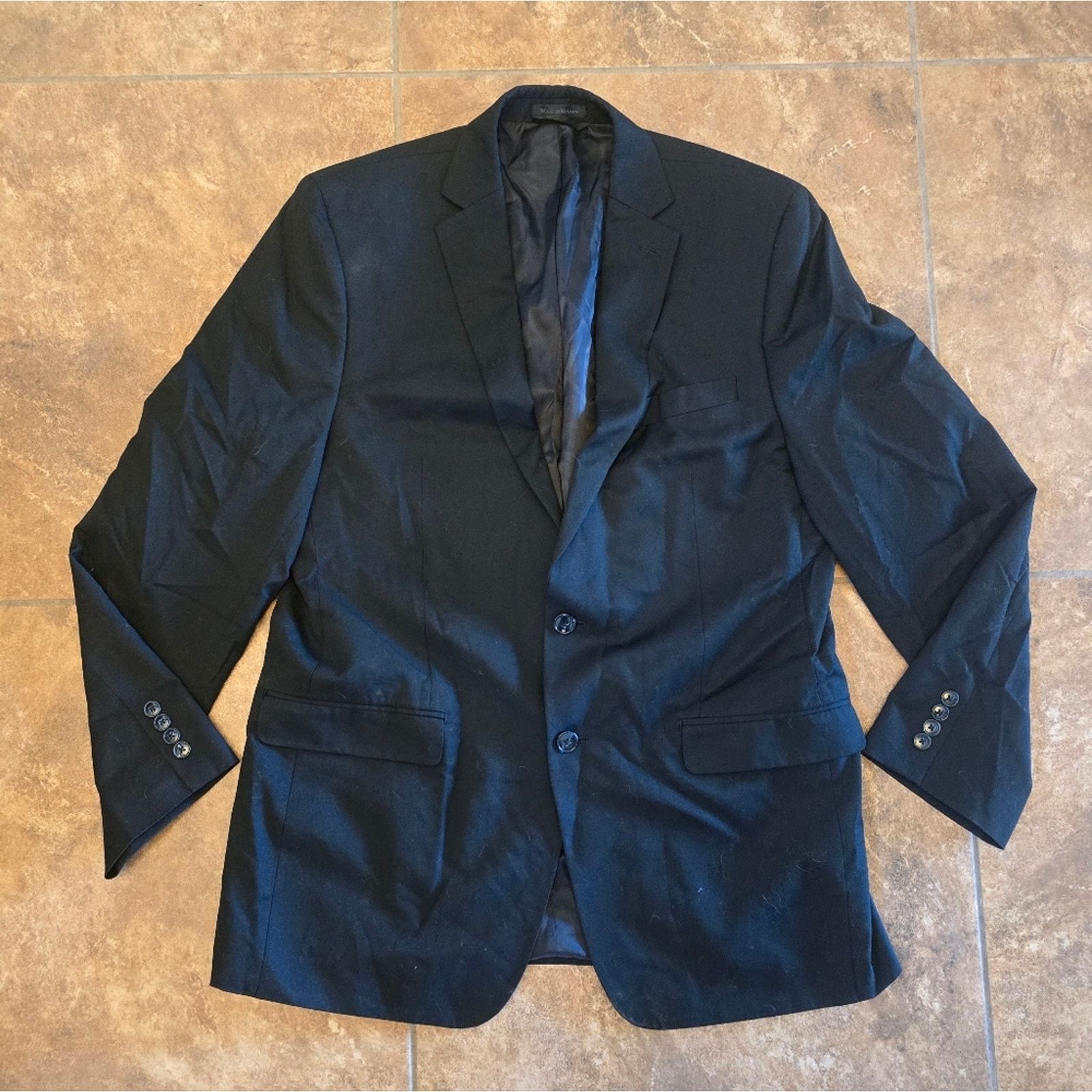 Van Heusen Black Formal | VAN HEUSEN | Suit Blazer Size 42L - 1 Thumbnail