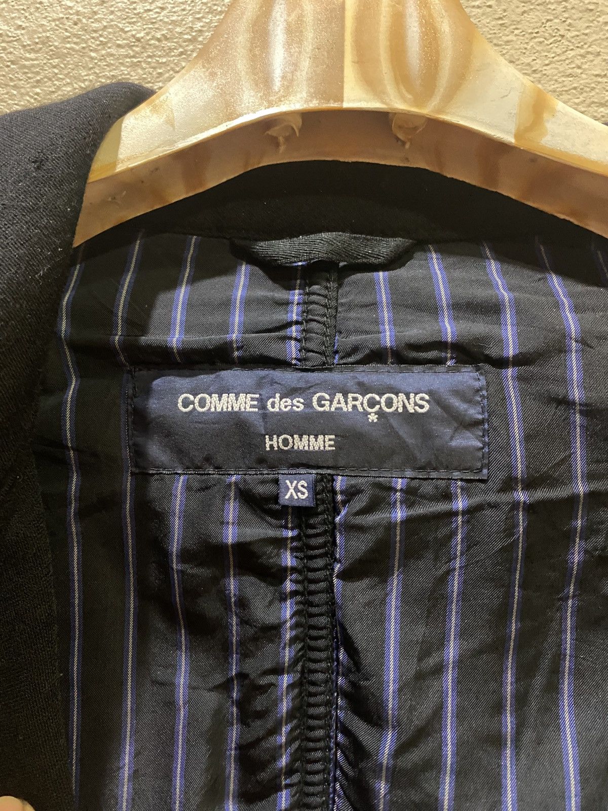 Comme des Garcons Homme Comme des Garcons Homme Distresse Jacket Size US XS / EU 42 / 0 - 15 Thumbnail