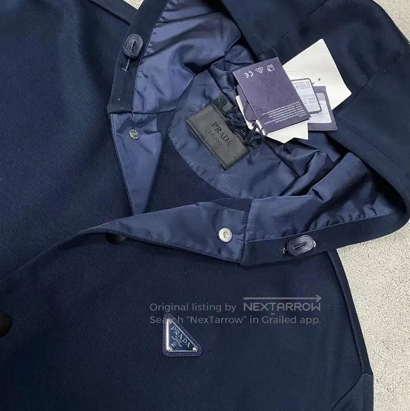 Prada Prada Men's Spring Autumn Navy Cardigan. Size US M / EU 48-50 / 2 - 2 Thumbnail