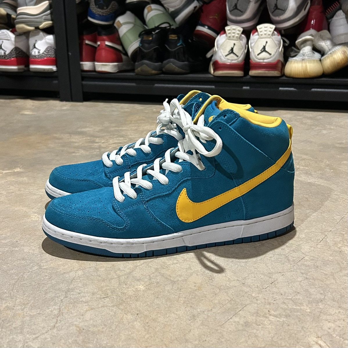 Nike Nike Dunk High Pro SB Tropical Teal 2013 US 12 Size US 12 / EU 45 - 1 Thumbnail