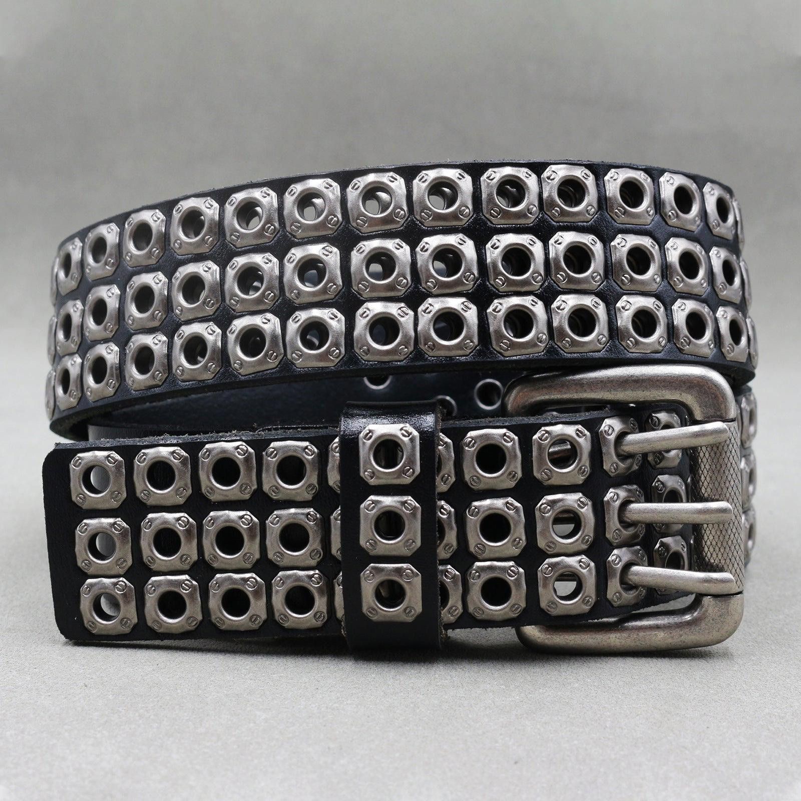 Other Leather Studded Belt Size ONE SIZE - 4 Thumbnail