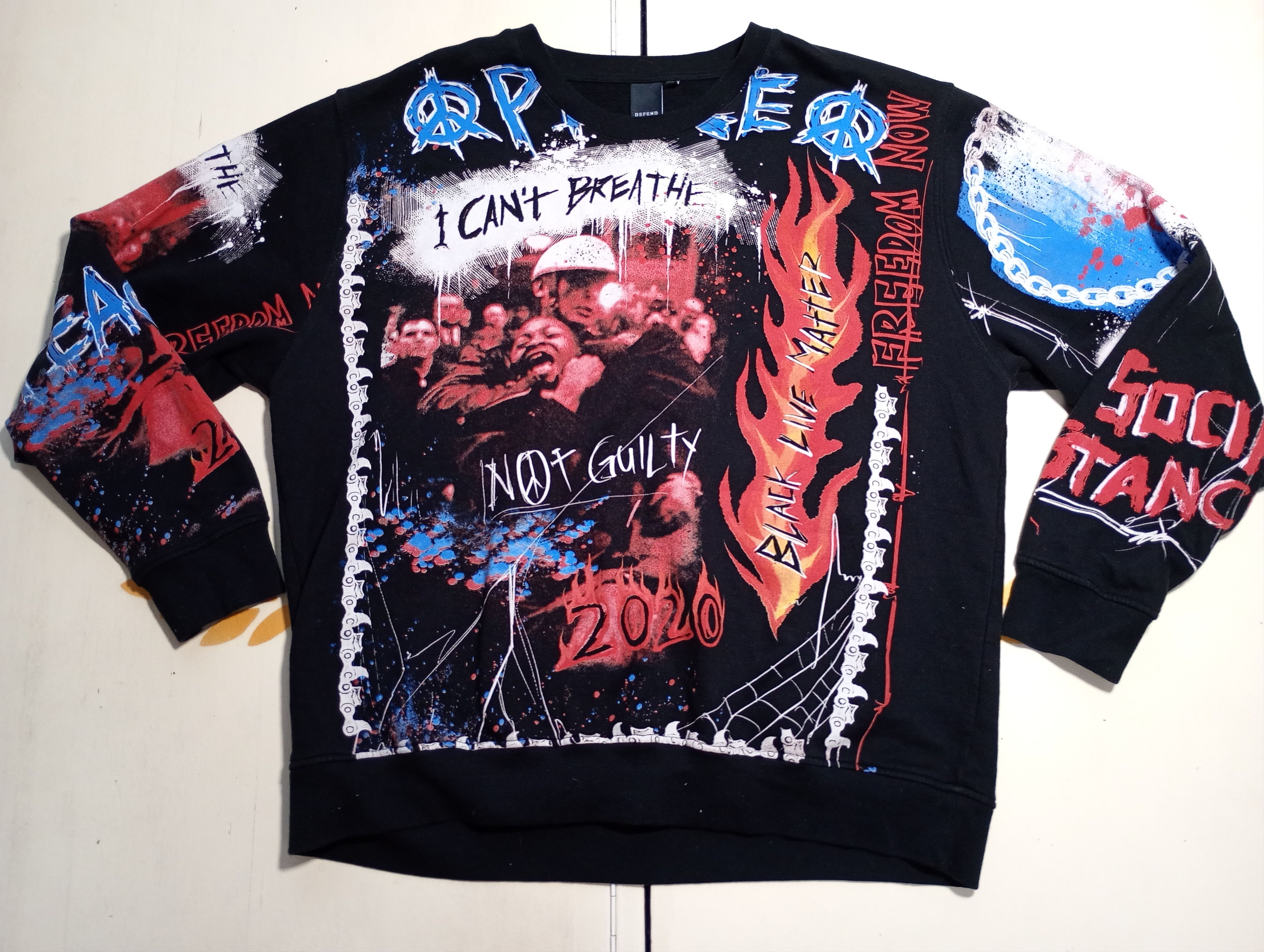 DEFEND PARIS Defend Paris Ideal Breath AO Graphic Sweatshirt Size US XXL / EU 58 / 5 - 2 Thumbnail