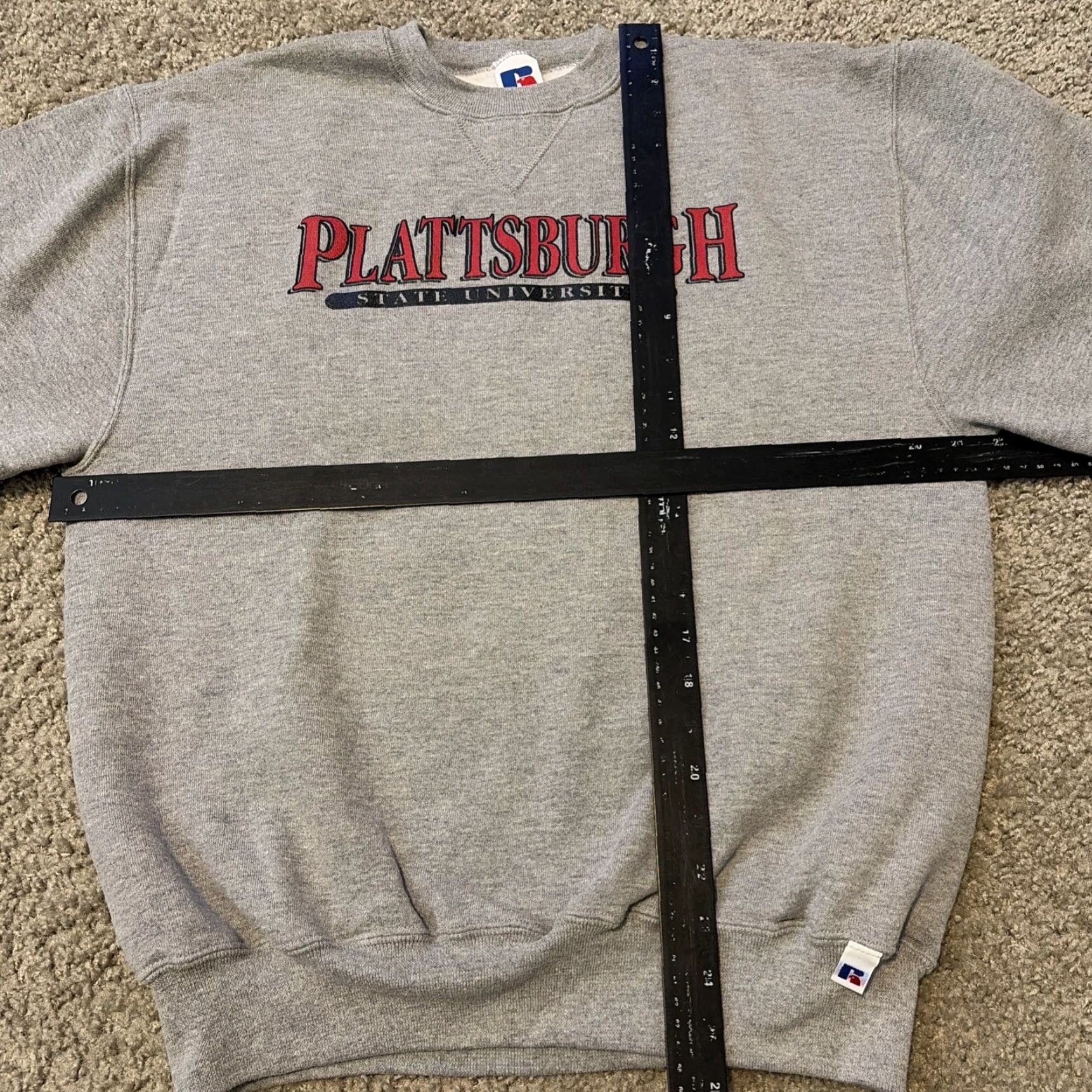 Russell Athletic VINTAGE 90s Russell Athletic Mexico Crewneck Sweatshirt M Unisex Adults Gray Pullover Shirts Size US M / EU 48-50 / 2 - 4 Thumbnail