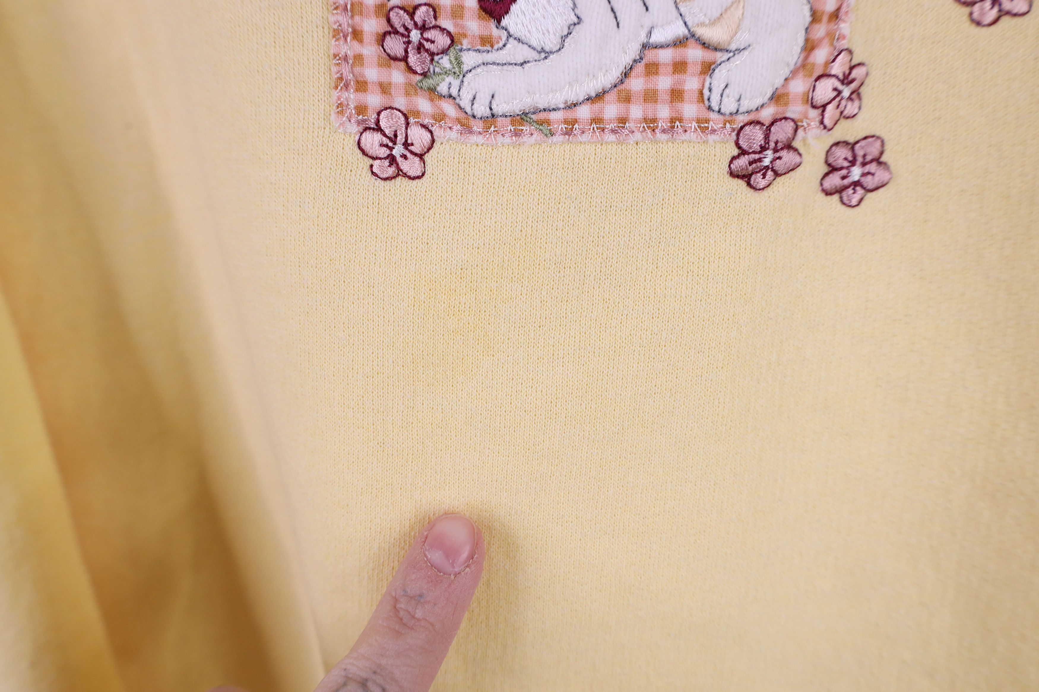 Vintage Vintage 90s Streetwear Cat Kitten Flower Cat Lady Sweatshirt Size 3XL / US 20-22 - 5 Thumbnail