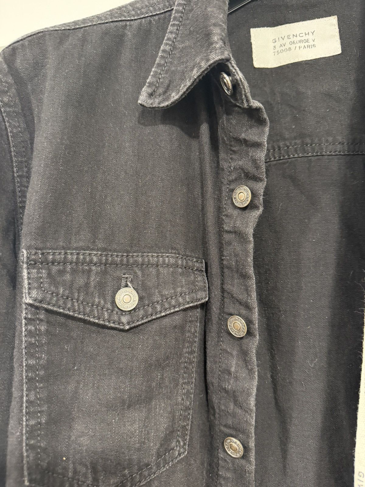 Givenchy Givenchy signature logo denim shirt jacket Size US M / EU 48-50 / 2 - 7 Thumbnail