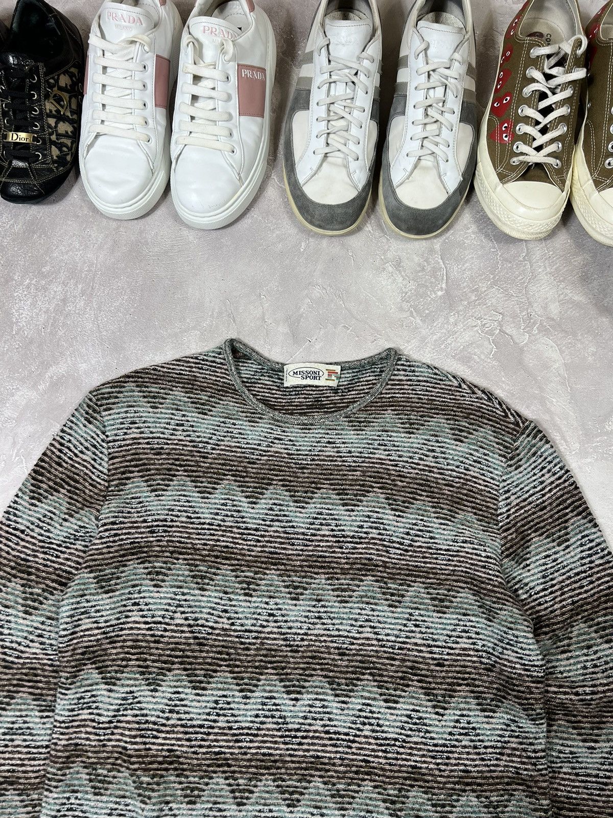 Missoni Vintage Missoni Sport Pattern Y2k Sweater Size M / US 6-8 / IT 42-44 - 3 Thumbnail