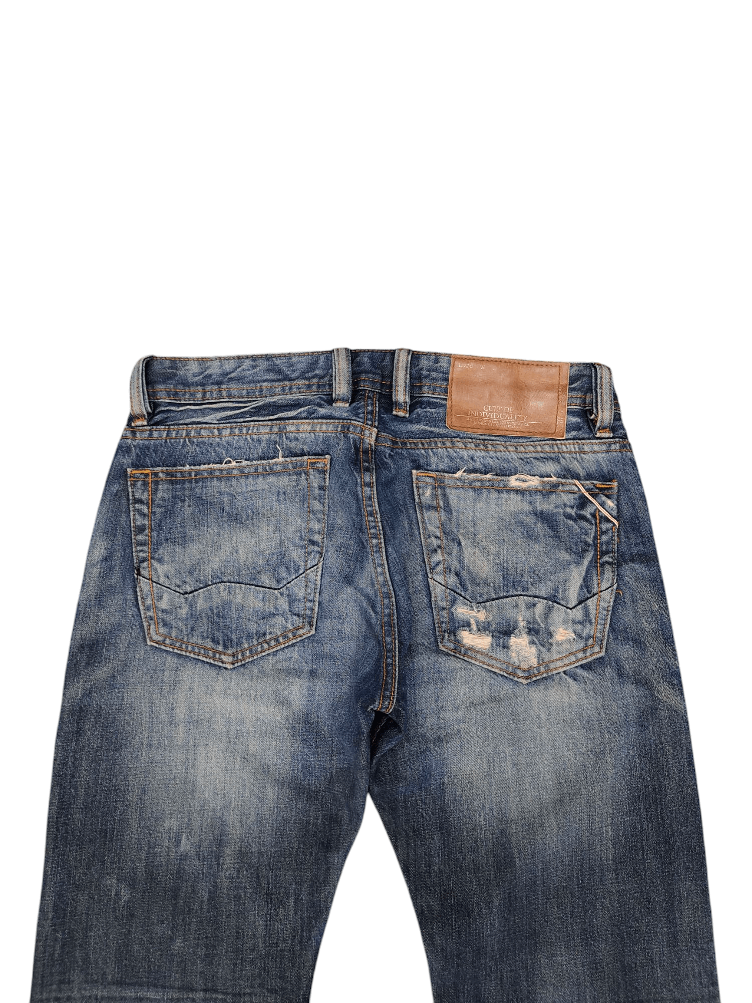 Kapital Cult Of Individuality Distress Clawmark Selvedge Jeans Size US 31 - 10 Thumbnail