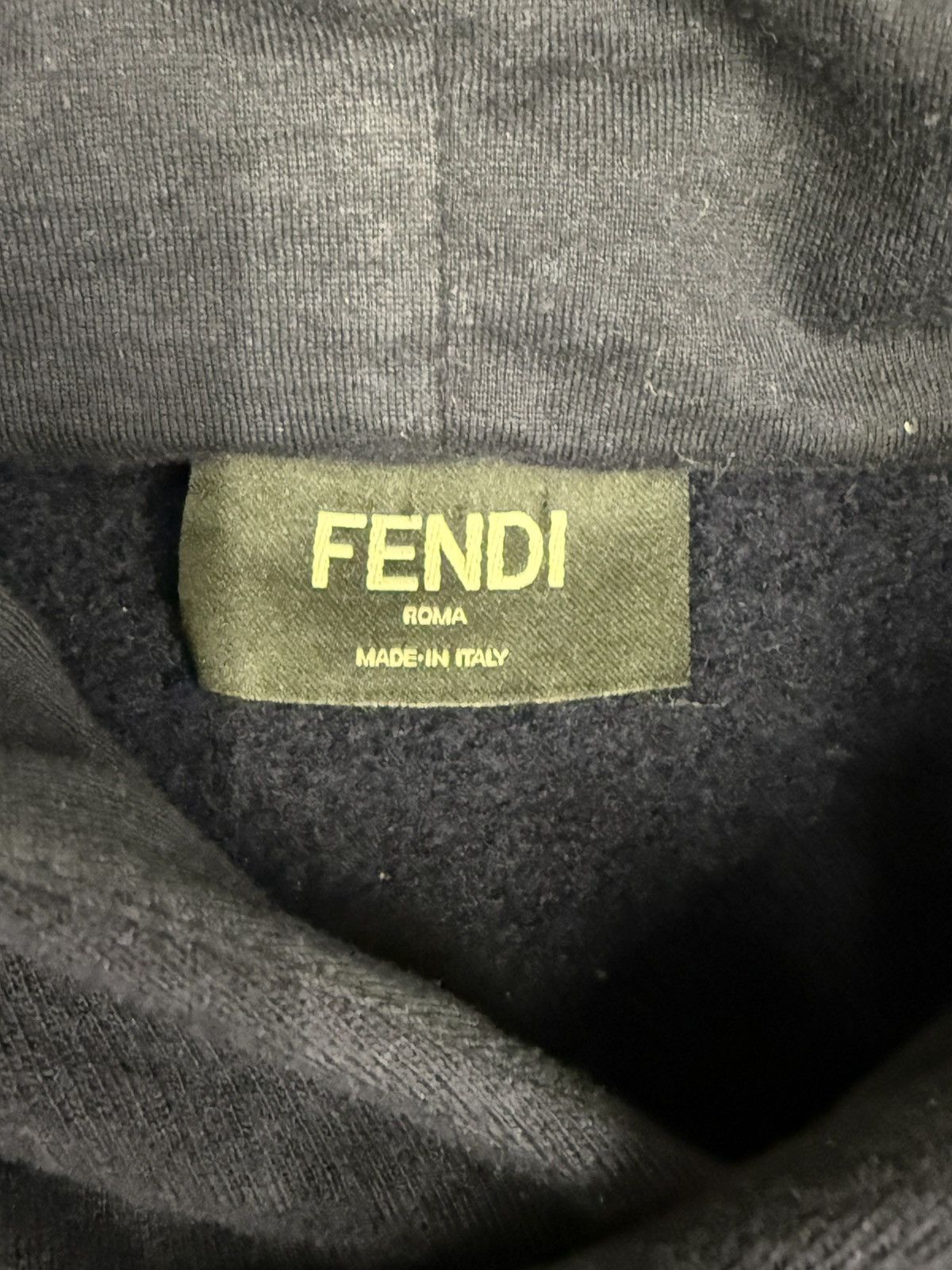 Fendi Fendi Shearling Logo Hoodie Size US M / EU 48-50 / 2 - 5 Thumbnail