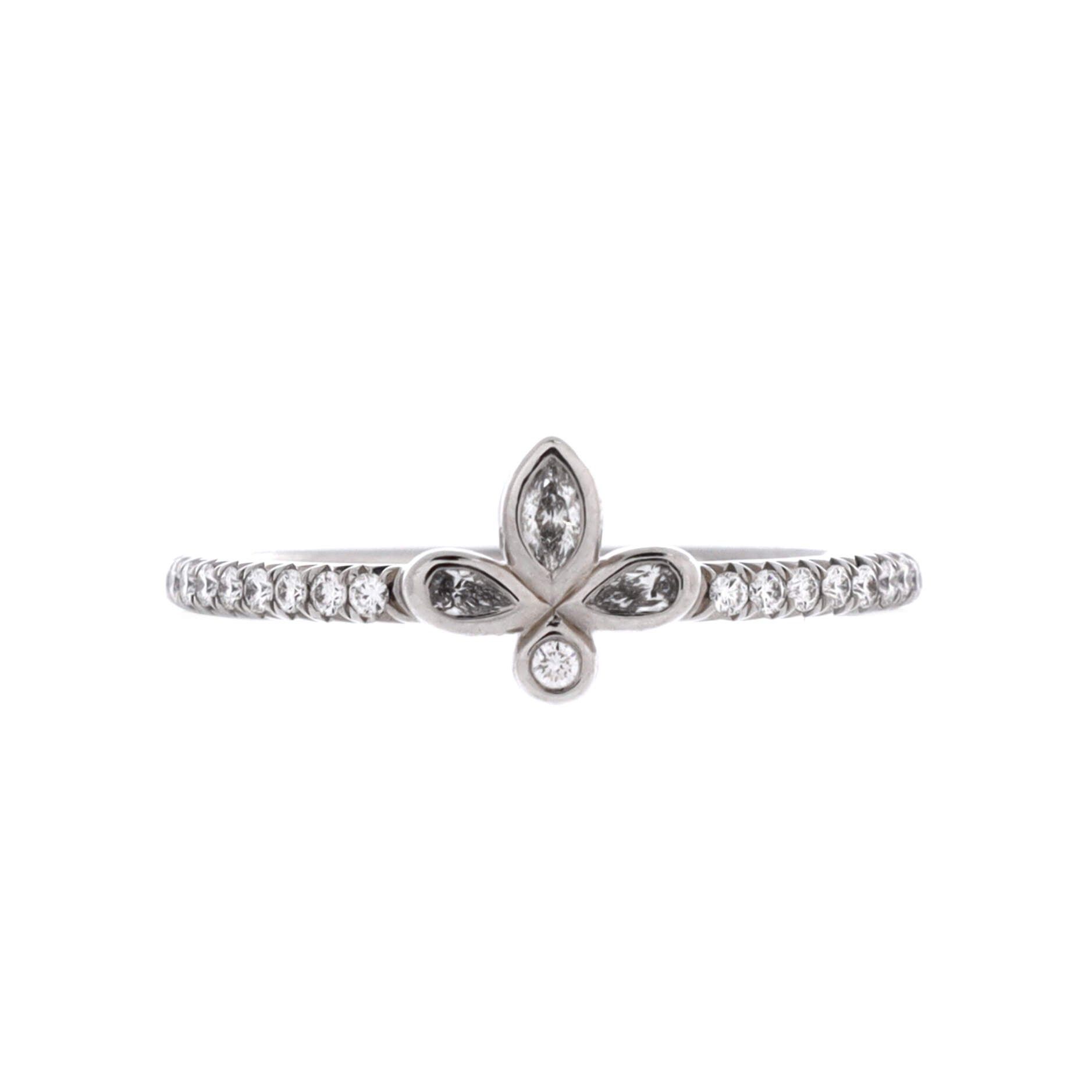Tiffany & Co. Fleur de Lis Flower Ring Size ONE SIZE - 1 Thumbnail