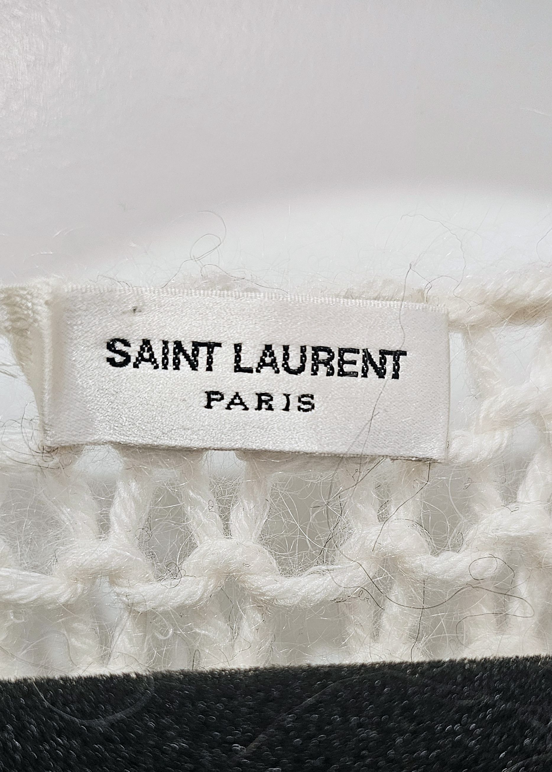Saint Laurent Paris FW15 Striped Knit Mohair Sweater Size US XS / EU 42 / 0 - 6 Thumbnail