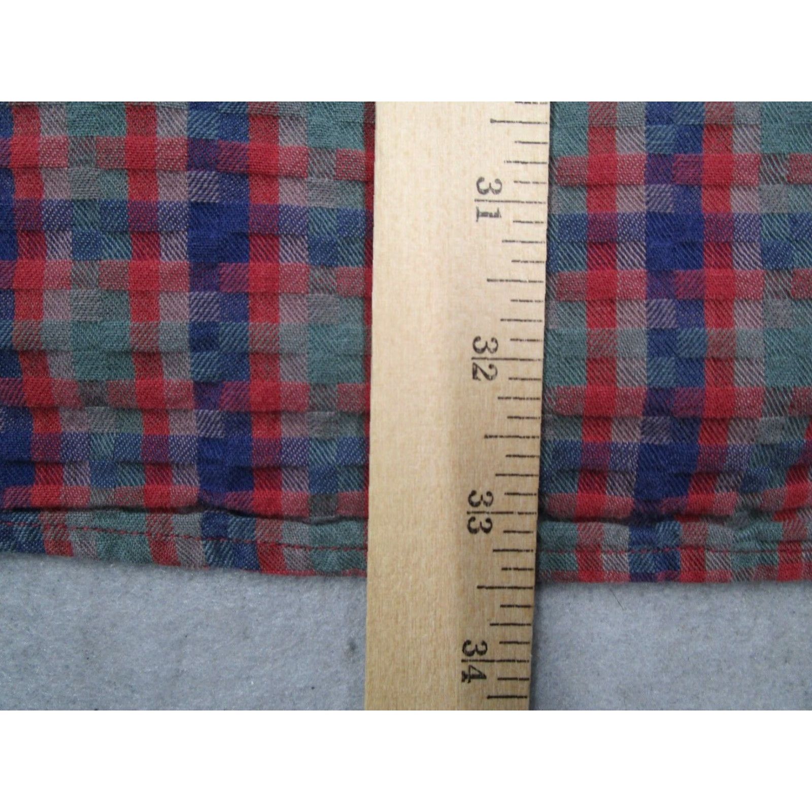 Vintage VINTAGE REI Men's Long Sleeve Button-Up Shirt Casual Workwear Outdoor 100% Cotton Red Check Large Tall Size US L / EU 52-54 / 3 - 7 Thumbnail