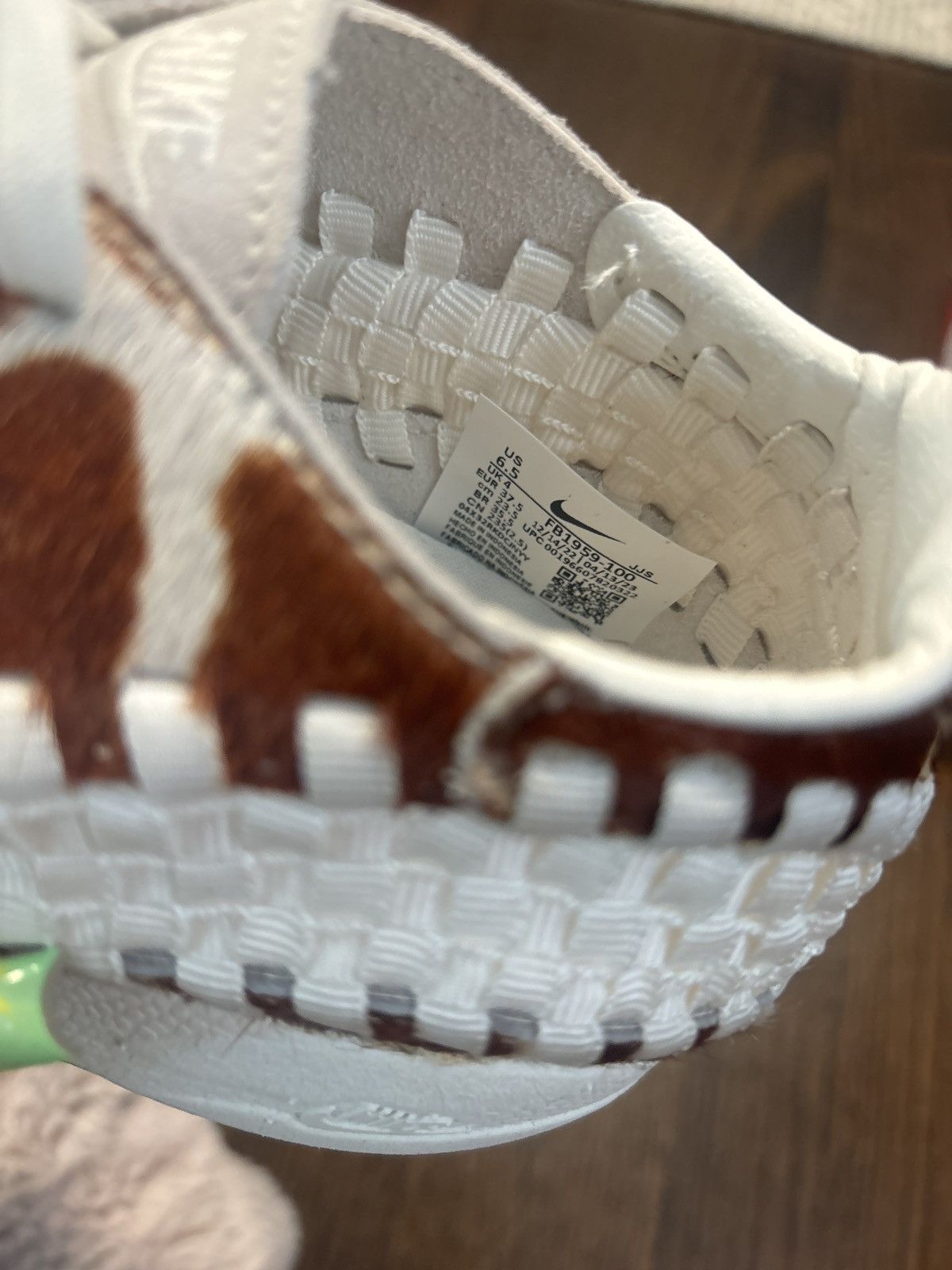 Nike AIR FOOTSCAPE WOVEN 'COW PRINT' Size US 6.5 / IT 36.5 - 7 Thumbnail