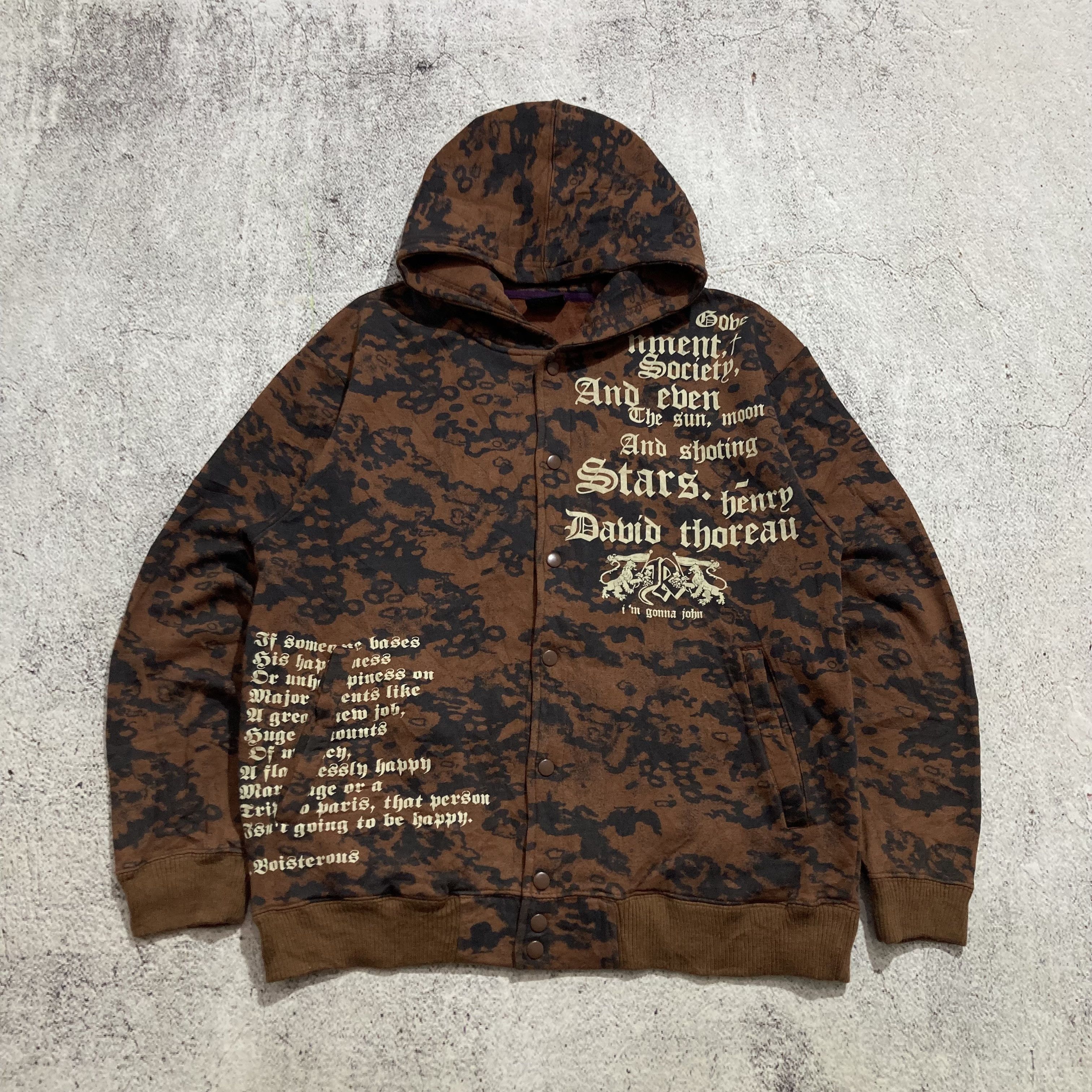 Japanese Brand 2000's Over Fur Hoodie HBA LGB Style | Grailed