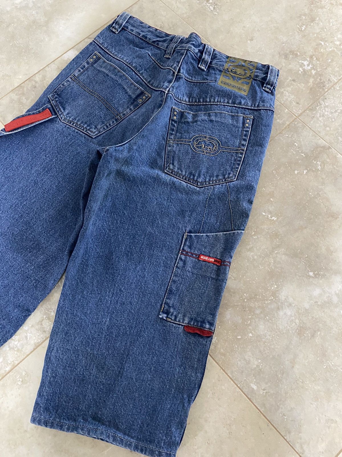 Ecko Unltd. Ecko Unltd Vintage Baggy Shorts Y2K Japanese Rap Washed Y2K Size US 30 / EU 46 - 1 Thumbnail