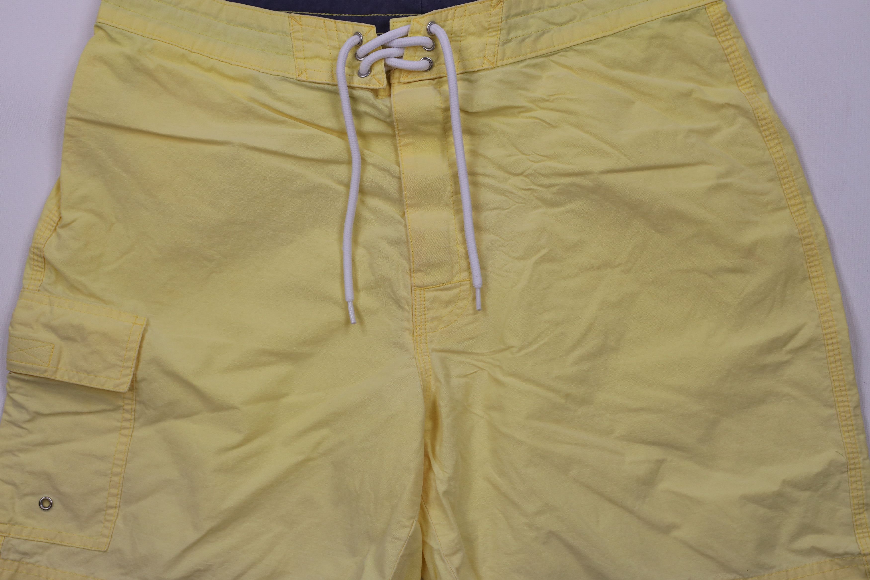 Brooks Brothers × Vintage Vintage Brooks Brothers Knee Board Shorts Swim Trunks Yellow Size US 33 - 3 Thumbnail
