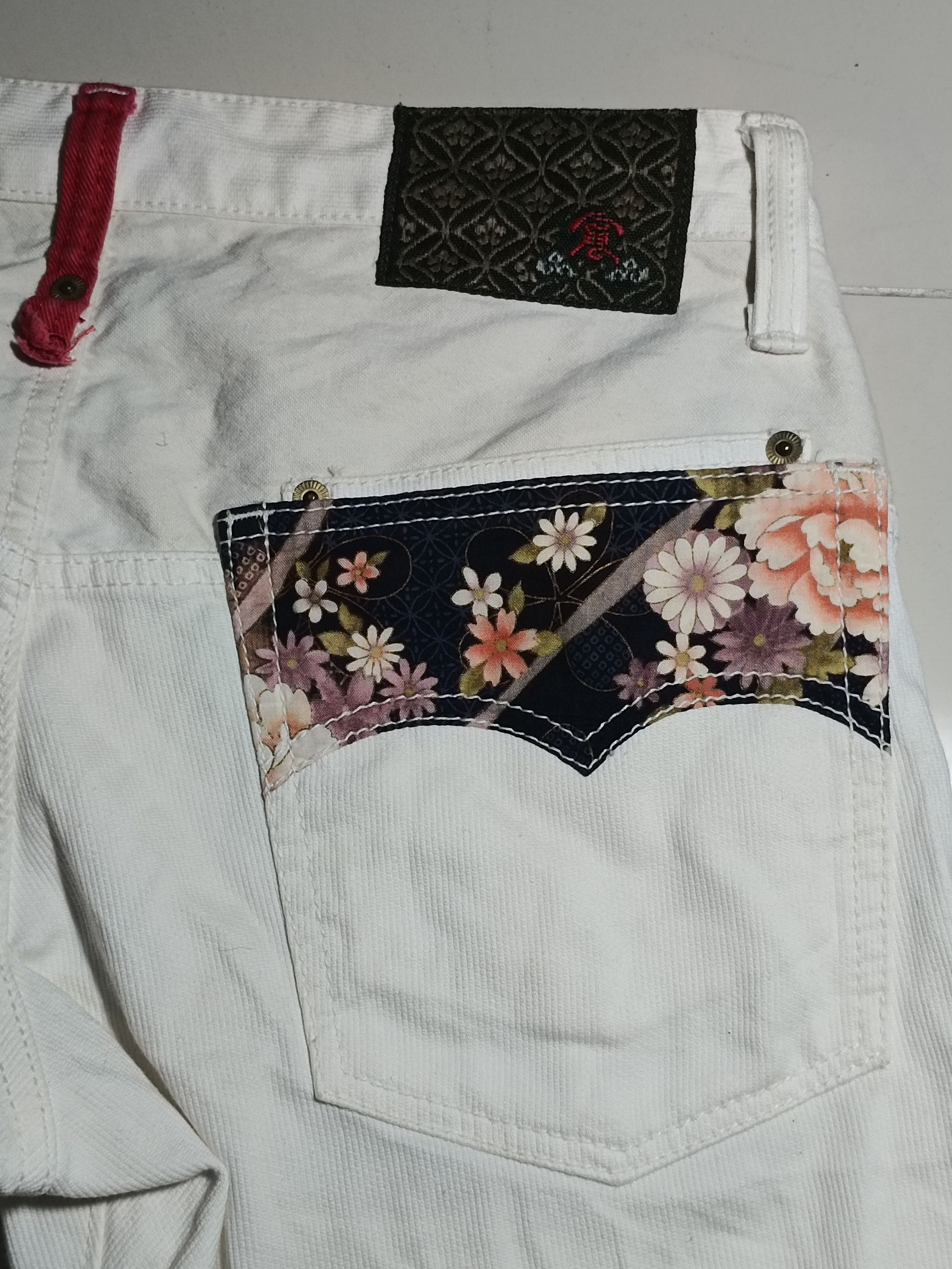 14th Addiction × Eternal × If Six Was Nine Japanese Brand Y2K Eternal Flower Sukajan Jeans Size US 30 / EU 46 - 5 Thumbnail
