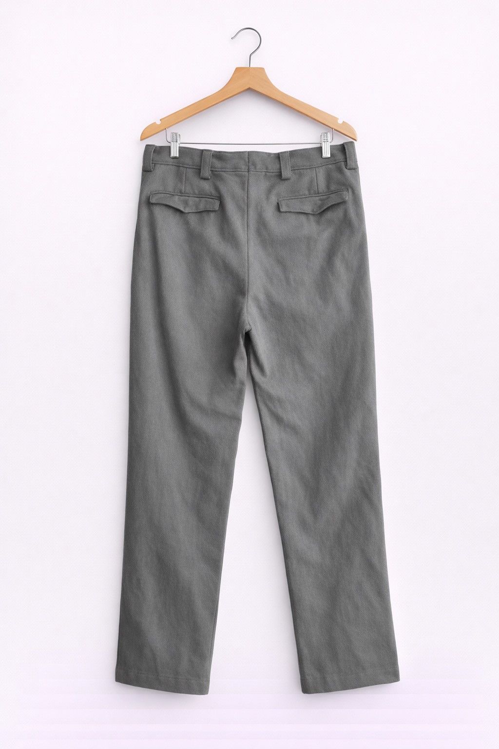 Vintage East German NVA Wool Military Trousers – Cold War Army Pants Size US 32 / EU 48 - 2 Thumbnail