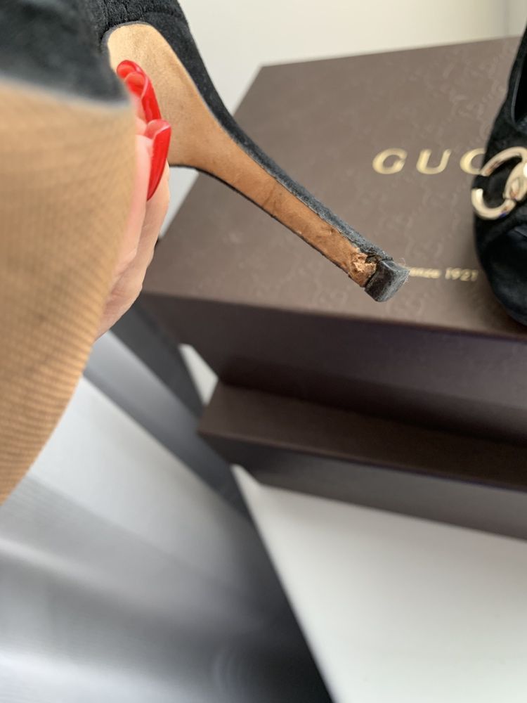 Gucci Gucci GG Logo Monogram Heels Size US 6 / IT 36 - 6 Thumbnail