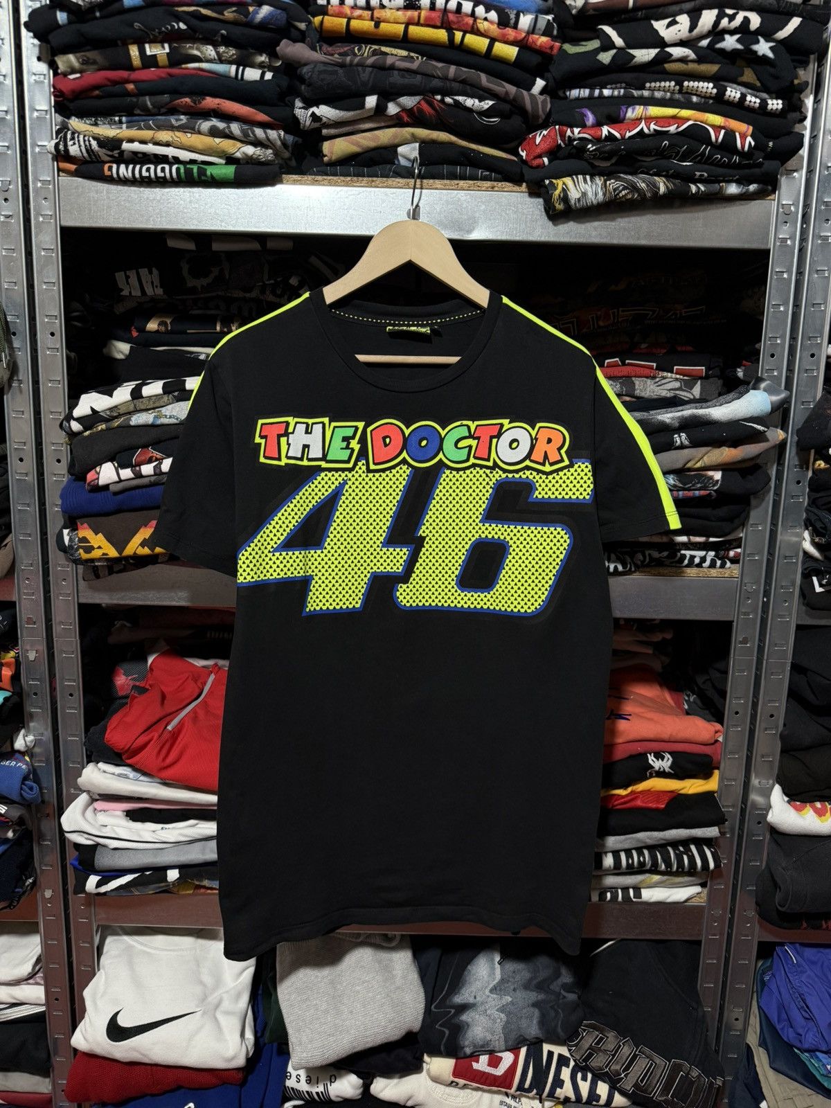 Vintage Vintage Valentino Rossi VR 46 The Doctor Racing T-Shirt Size US XL / EU 56 / 4 - 1 Thumbnail