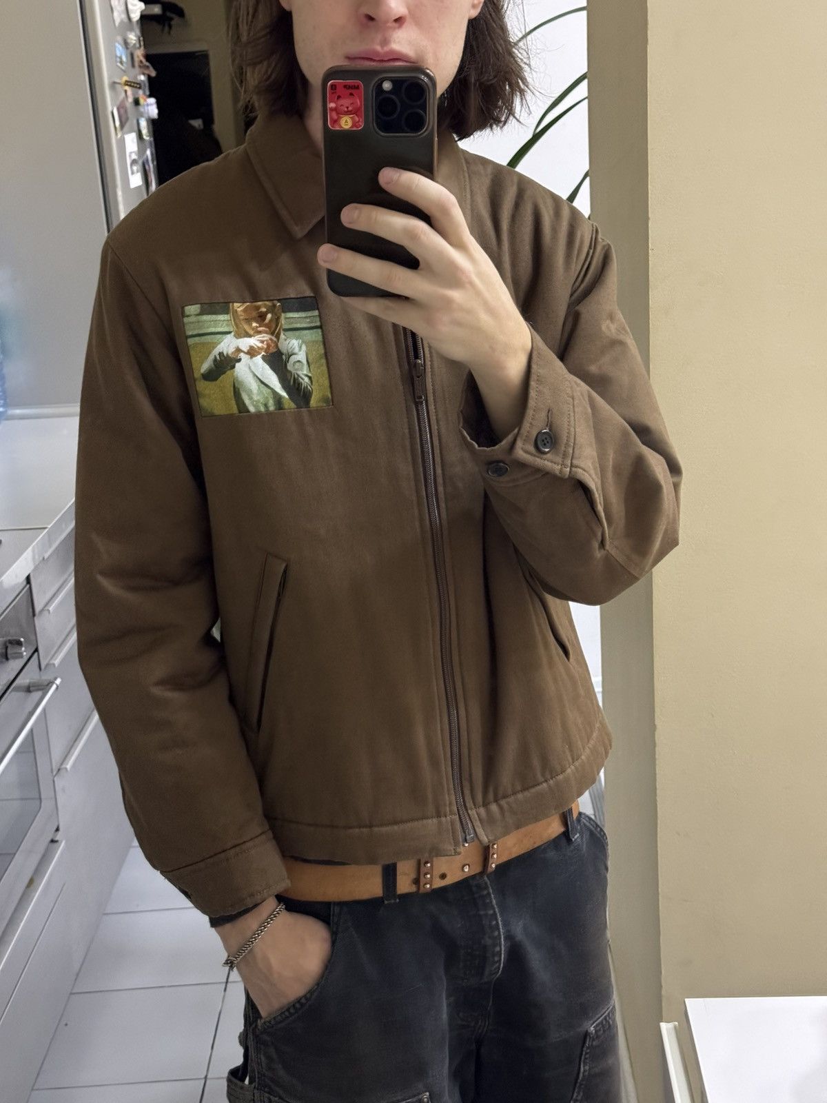 Undercover Fw21 Undercover x Markus Akesson Trucker Jacket(Brown/2) Size US M / EU 48-50 / 2 - 4 Thumbnail