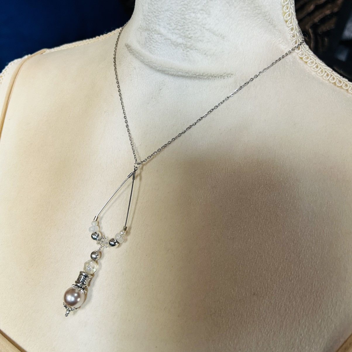 Handmade Handcrafted vintage bead changeable charm pendant necklace Size ONE SIZE - 4 Thumbnail
