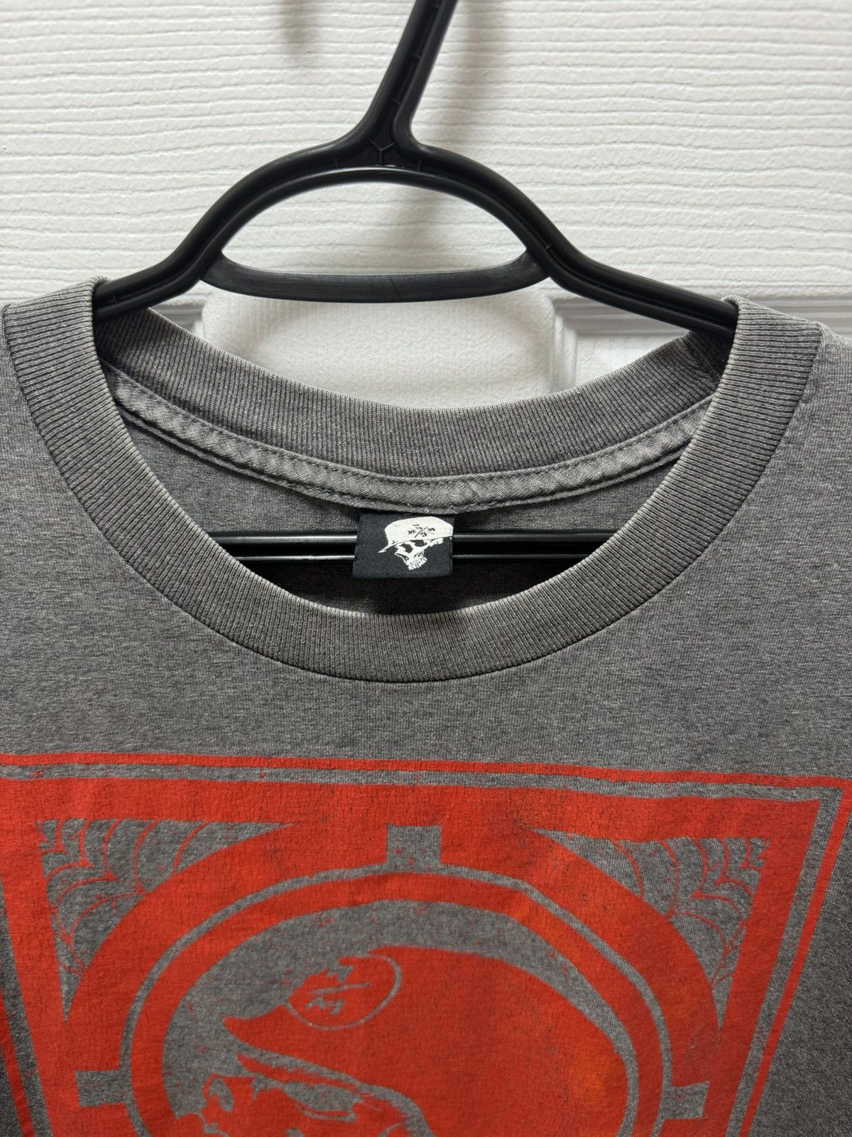 Metal Mulisha Metal Mulisha Grey Faded Shirt Red MCMXCIX Skull Graphic Size US L / EU 52-54 / 3 - 2 Thumbnail