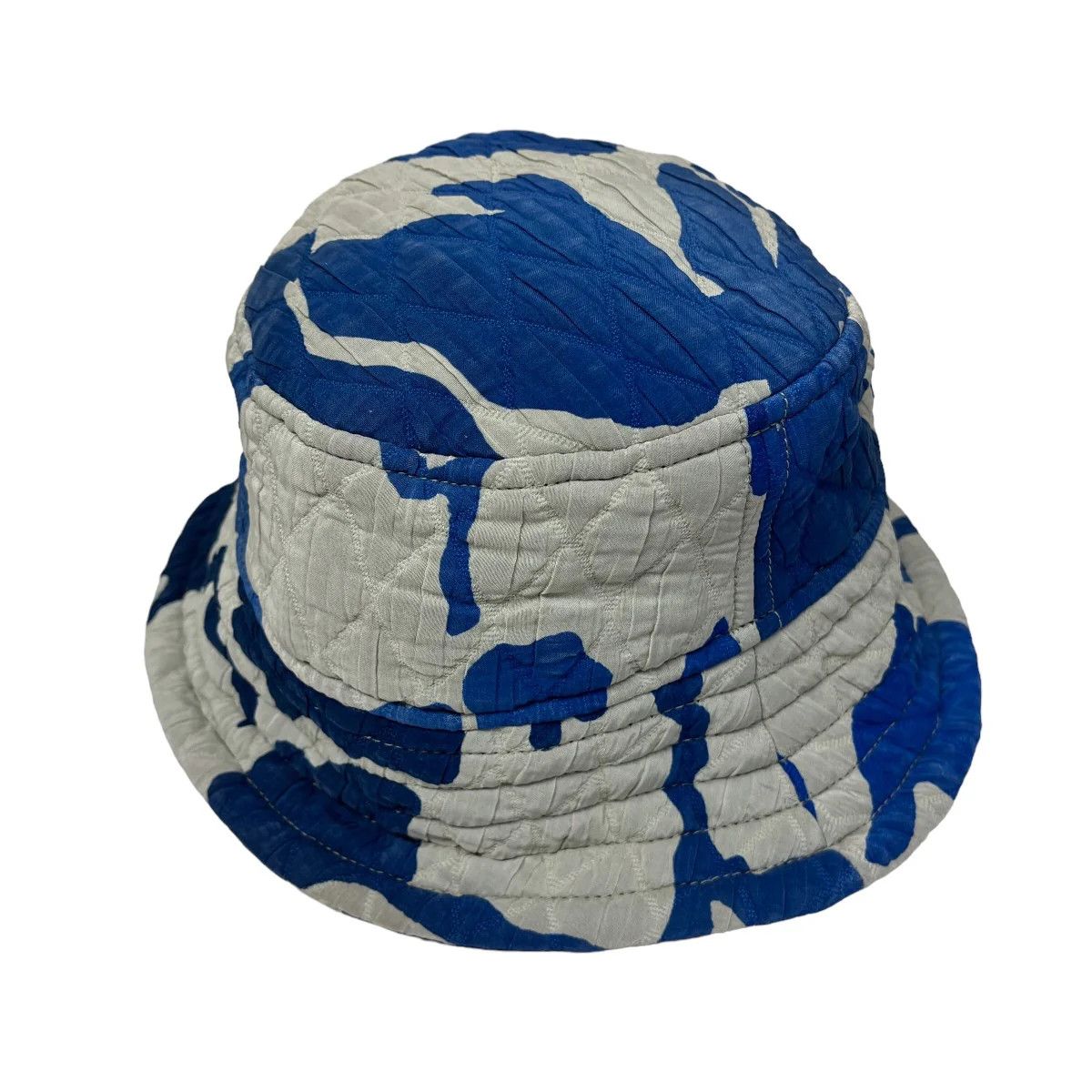 Dries Van Noten Quilted Allover Pattern Bucket Hat Size ONE SIZE - 3 Thumbnail