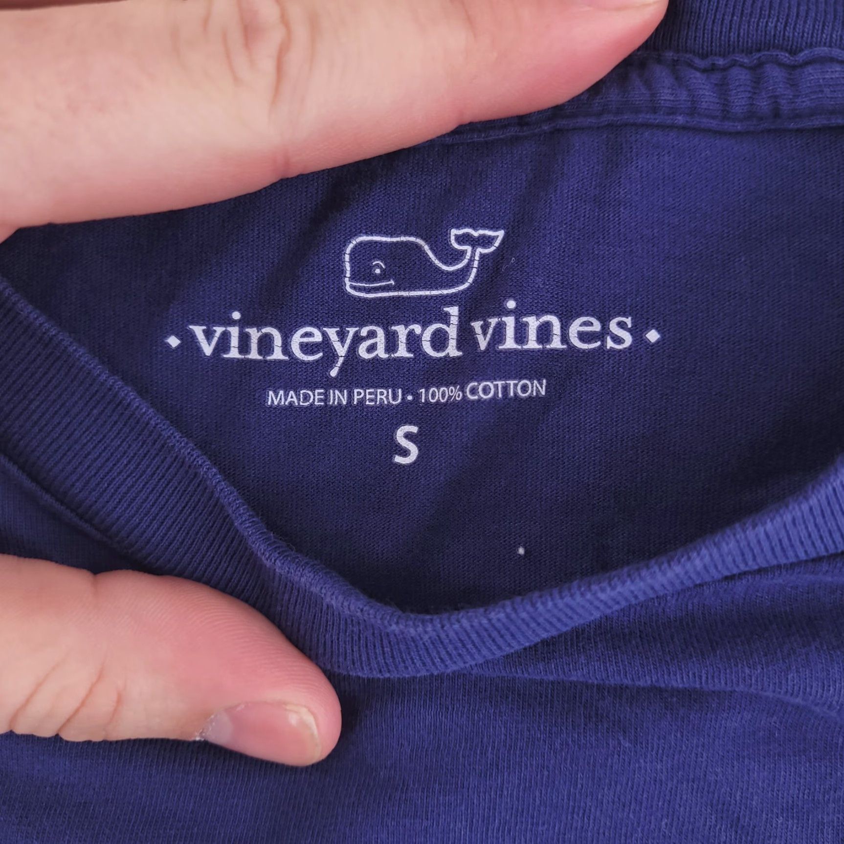 Vineyard Vines Vineyard Vines Shirt Mens Small Long Sleeve Santa Whale Christmas Blue Size US S / EU 44-46 / 1 - 5 Thumbnail