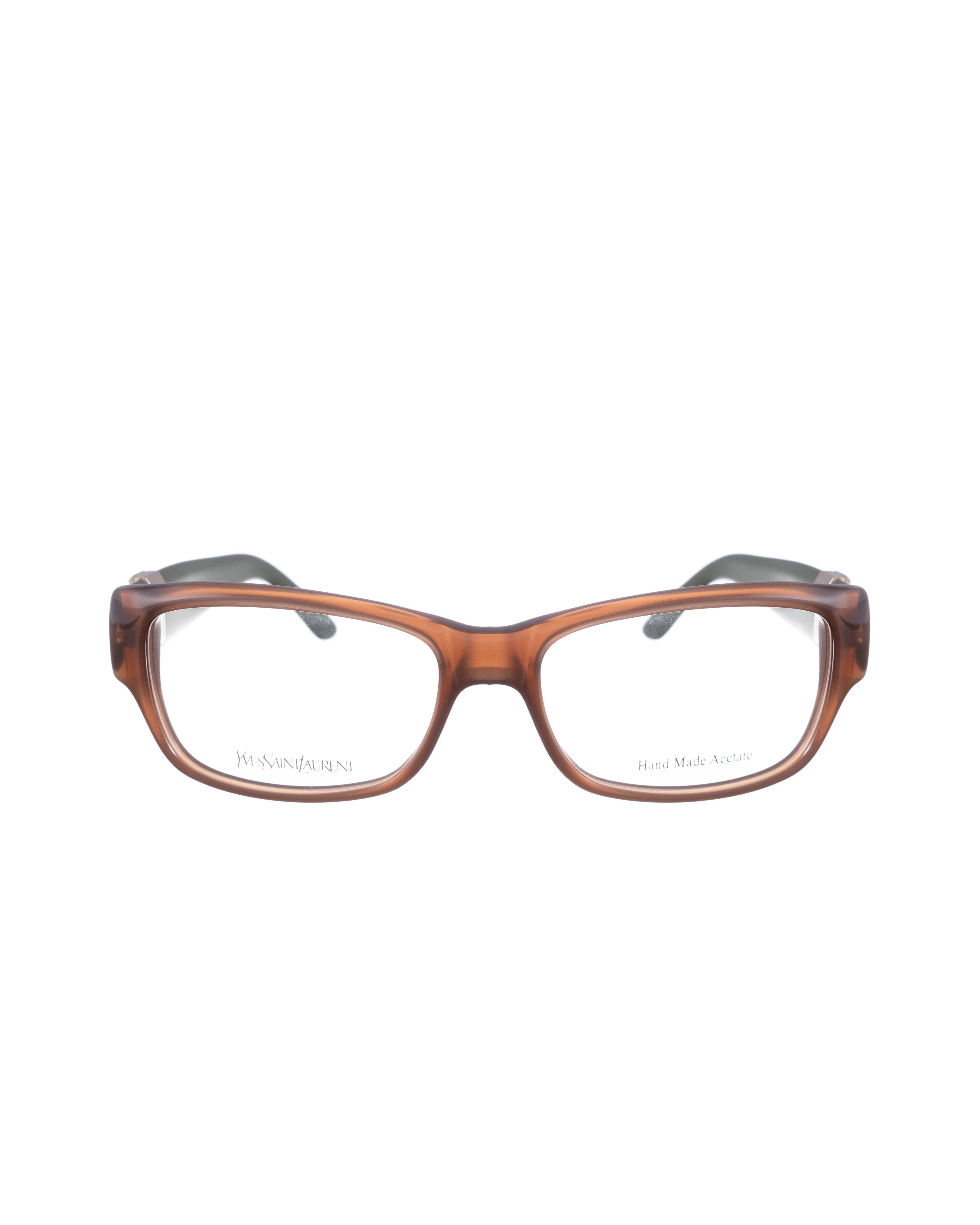 Yves Saint Laurent 00s Snake Skin Plastic Glasses