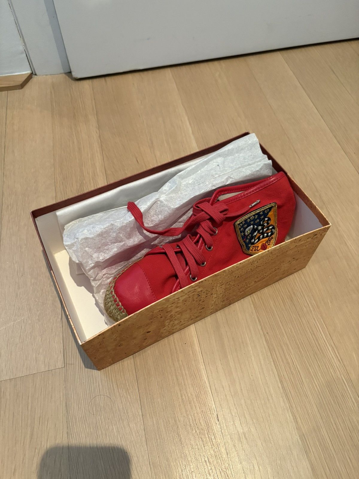 Opening Ceremony Opening ceremony Snake emblem patch high top sneakers Size US 7 / IT 37 - 4 Thumbnail
