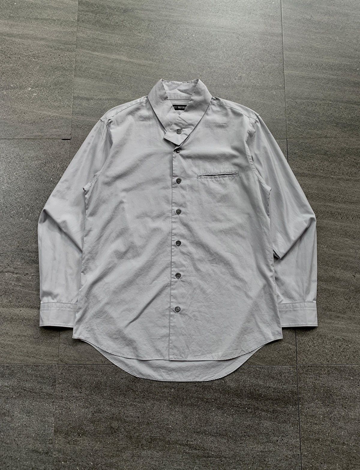 Issey Miyake FREE IMPORT TAX Mandarin Collar Shirt Size US S / EU 44-46 / 1 - 1 Thumbnail