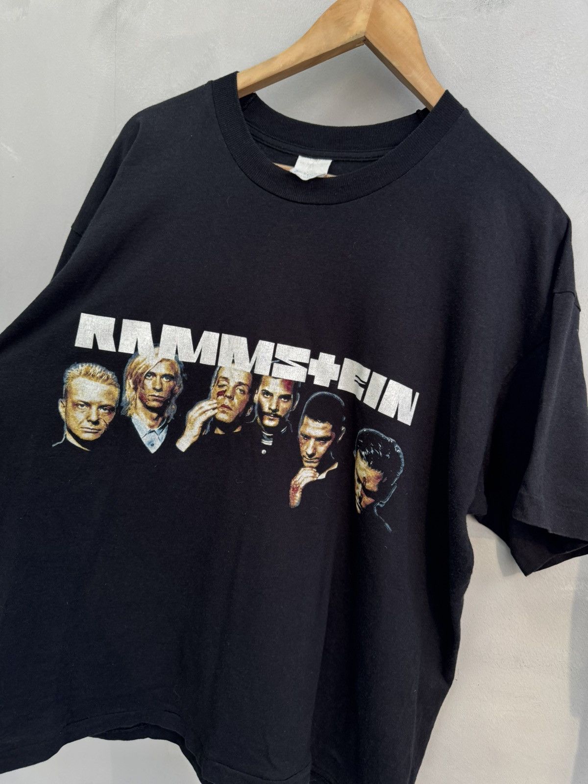 Band Tees Rare 90s single stitch Rammstein band t shirt Size US M / EU 48-50 / 2 - 6 Thumbnail