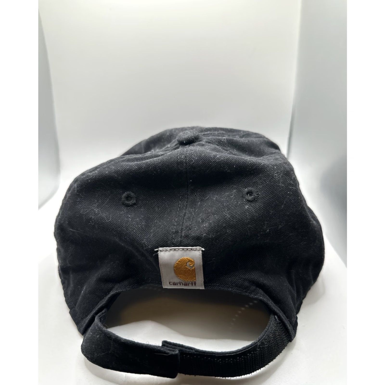 Carhartt Carhartt Hat Men's Black Canvas Odessa Cap XS Adult Black Baseball Cap Size ONE SIZE - 5 Thumbnail