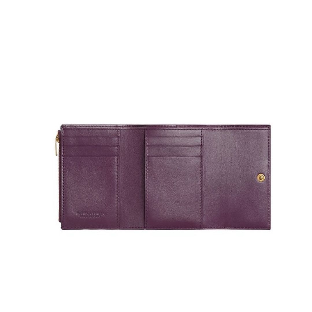 Bottega Veneta o1n1vont1124 Size: OS / Wallet in Burgundy/Violet Size ONE SIZE - 2 Thumbnail