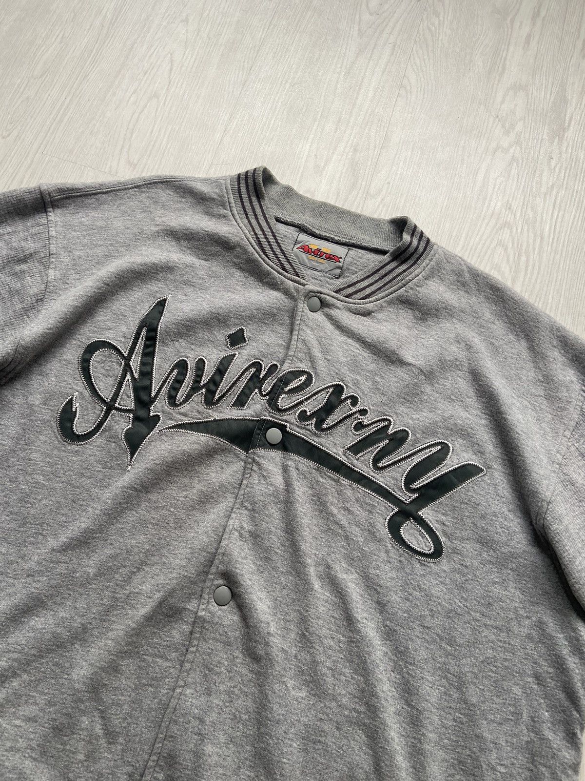 Avirex Vintage Avirex NY Embroidery Varsity Short Sleeve Jacket Size US XL / EU 56 / 4 - 2 Thumbnail