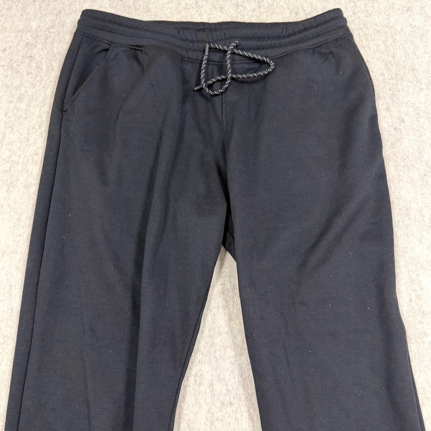 Southpole Southpole Mens XL Black Fleece Lined Joggers Sweatpants Drawstring Cuffed Pants Size US 36 / EU 52 - 2 Thumbnail